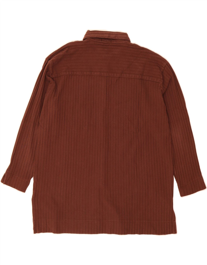 NOUGAT Womens Shirt UK 18 XL Brown Cotton Vintage Nougat and Second-Hand Nougat from Messina Hembry 