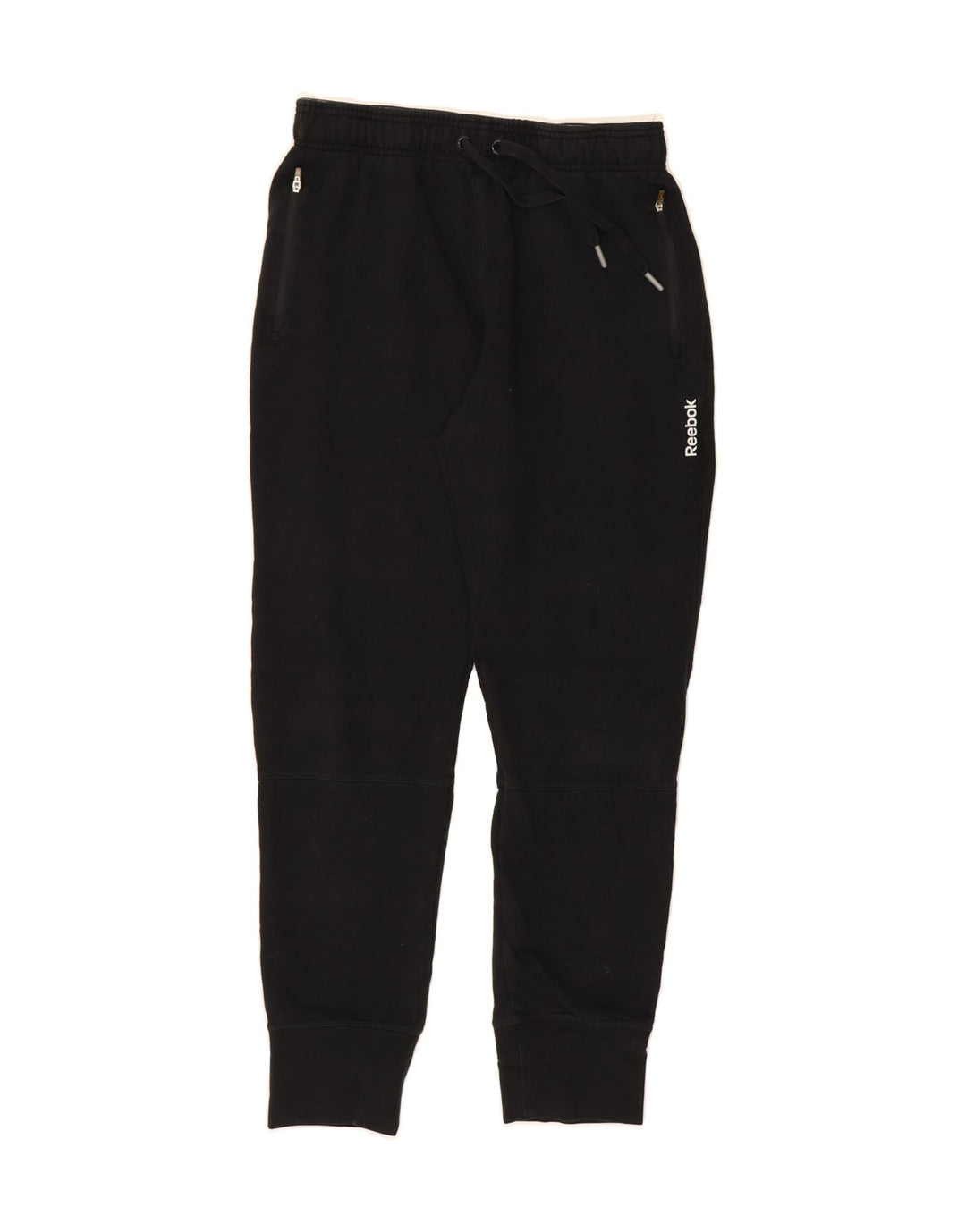 REEBOK Mens Tracksuit Trousers Joggers Small  Black Cotton Vintage Reebok and Second-Hand Reebok from Messina Hembry 