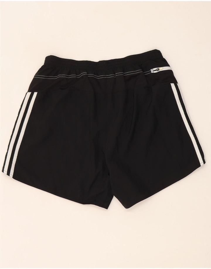ADIDAS ženske sportske kratke hlače Climalite srednje crne boje od poliestera