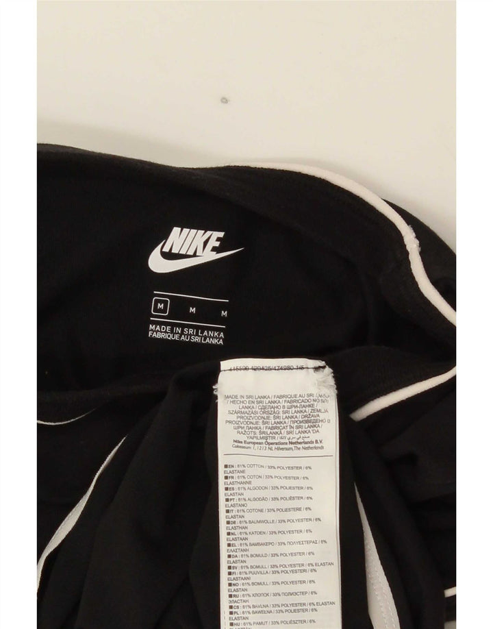 Nike ženski grafički bodi UK 12 Srednje crni pamuk