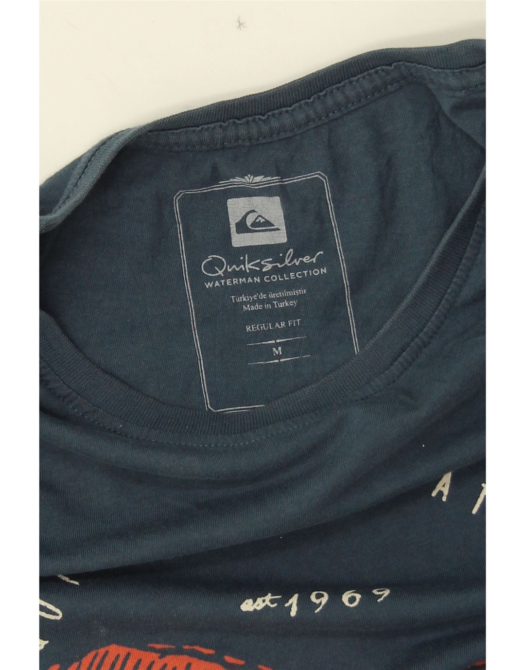 Quiksilver muška majica kratkih rukava Regular Fit srednje tamnoplava