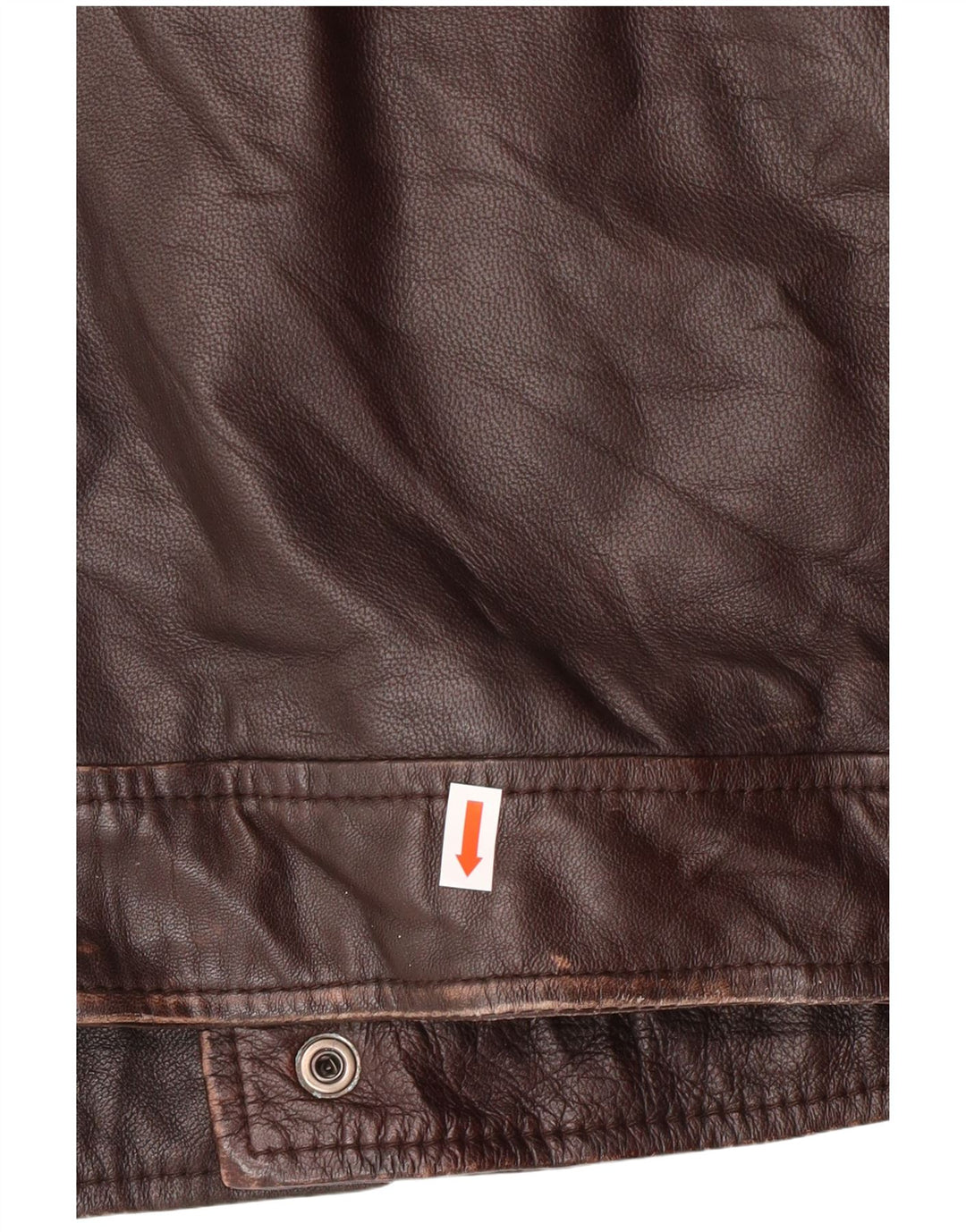 Conbipel muška vojna kožna jakna IT 54 XL smeđa janjeća koža