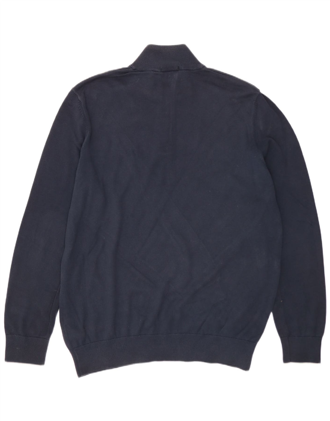 TIMBERLAND Muški džemper s izrezom i velikim tamnoplavim pamukom