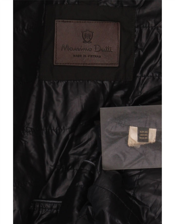 Massimo Dutti muška podstavljena jakna UK 44 2XL crna