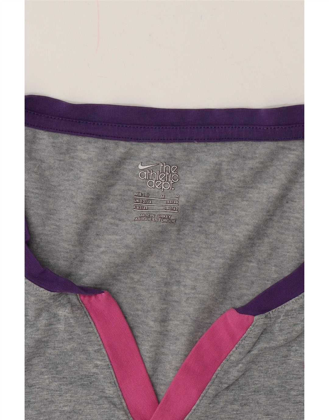 Nike ženska majica kratkih rukava UK 12/14 srednje siva s pjegama