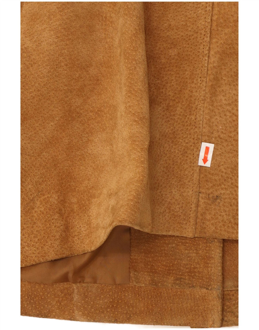 KAFFE Womens Suede Jacket UK 18 XL Brown Leather