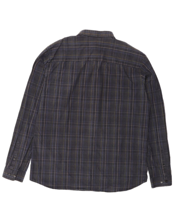 Jack & Jones muška košulja XL tamnoplava karirana pamuk