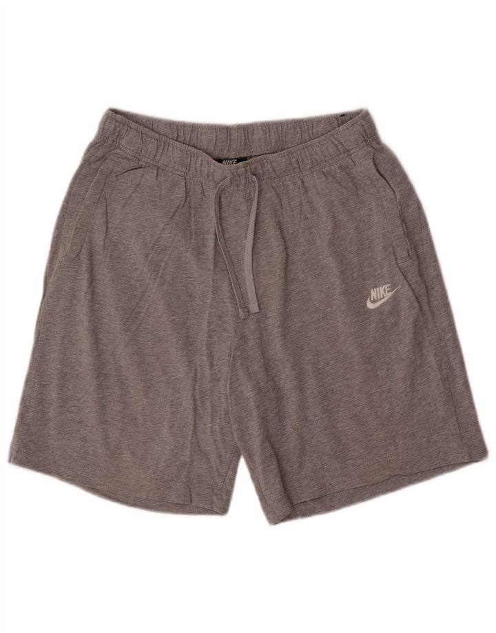 Nike muške sportske kratke hlače srednje sive boje od pamuka