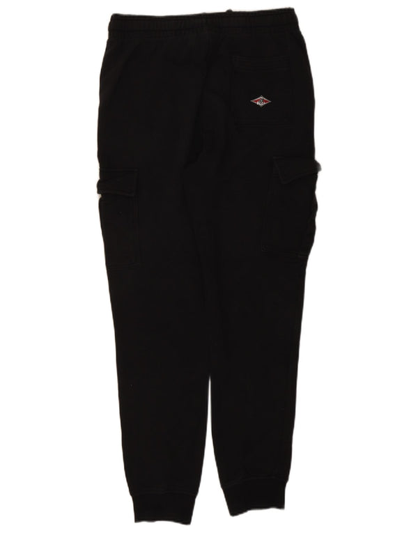 Bear Boys Cargo Trenirka Hlače Joggers 15-16 godina Crni pamuk
