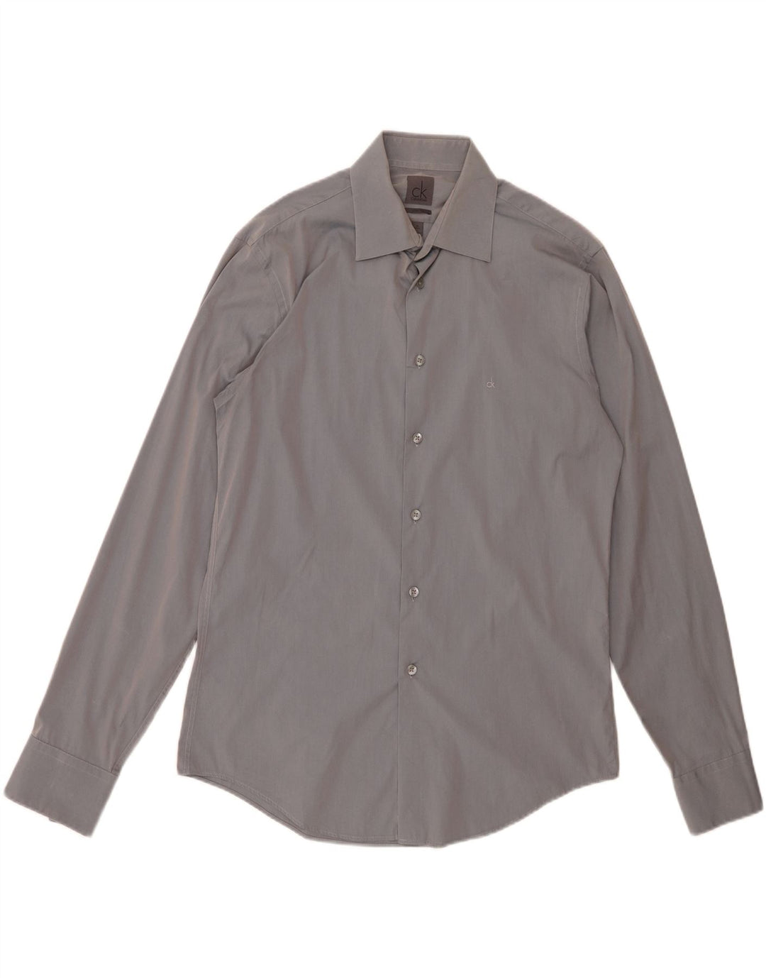 CALVIN KLEIN muška uska košulja veličina 40 15 3/4 srednje siva pamuk