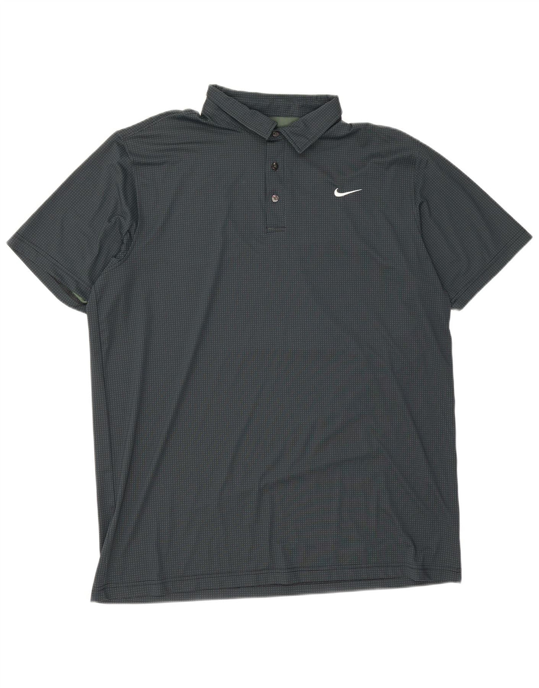 Nike muška Dri Fit polo majica 4XL zeleni poliester na točkice