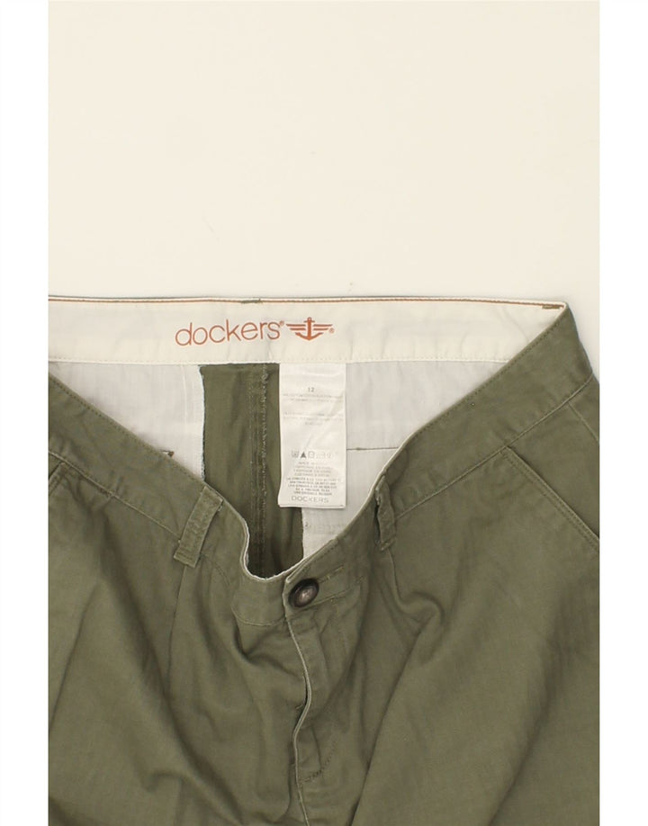 DOCKERS Womens Mini Skirt US 12 Large W34  Khaki Cotton Vintage Dockers and Second-Hand Dockers from Messina Hembry 