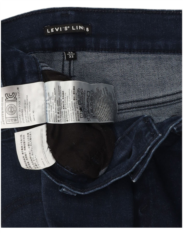 Levi's ženske uske traperice W32 L26 tamnoplavi pamuk