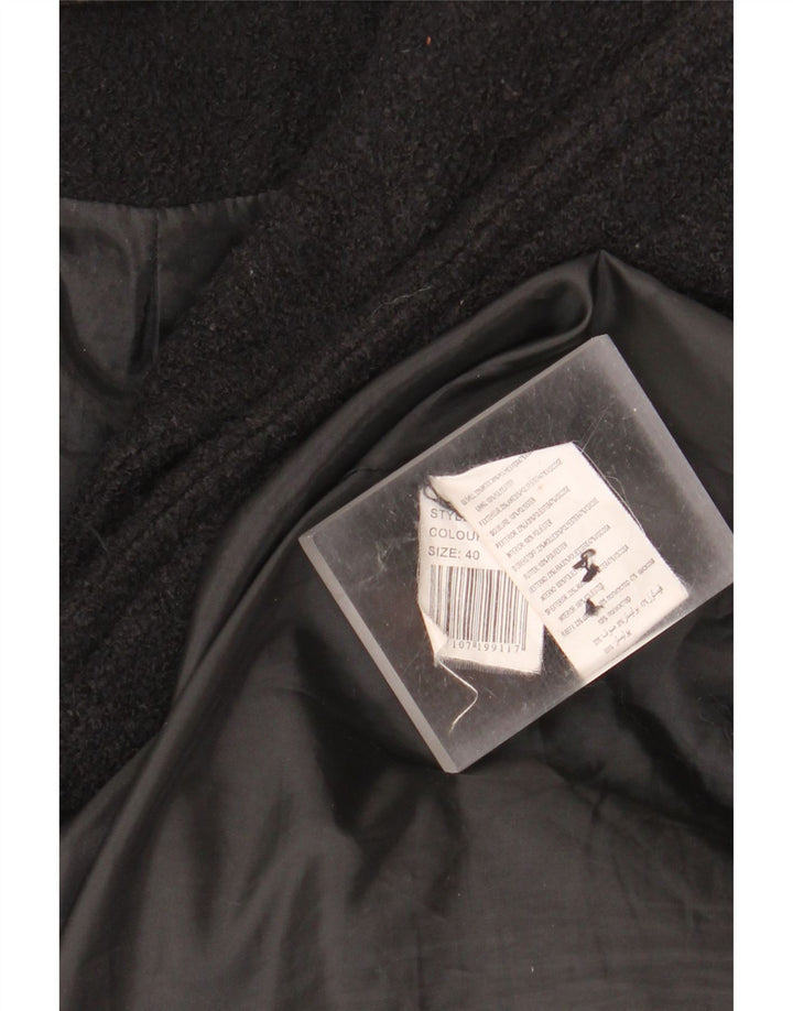 Ženski kaput Desigual Graphic EU 40 srednje crne vune