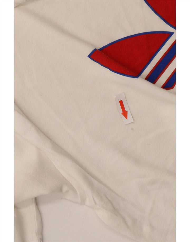 ADIDAS muška majica kratkih rukava s grafičkim motivima, mali bijeli pamuk