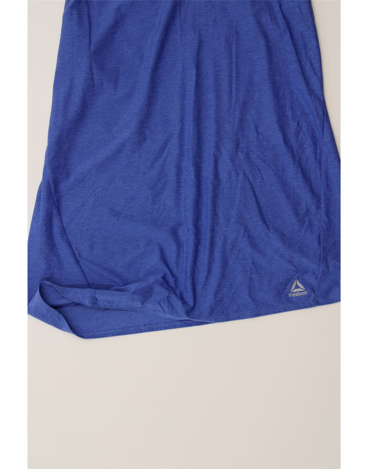 REEBOK Womens Vest Top UK 12 Medium Blue Vintage Reebok and Second-Hand Reebok from Messina Hembry 