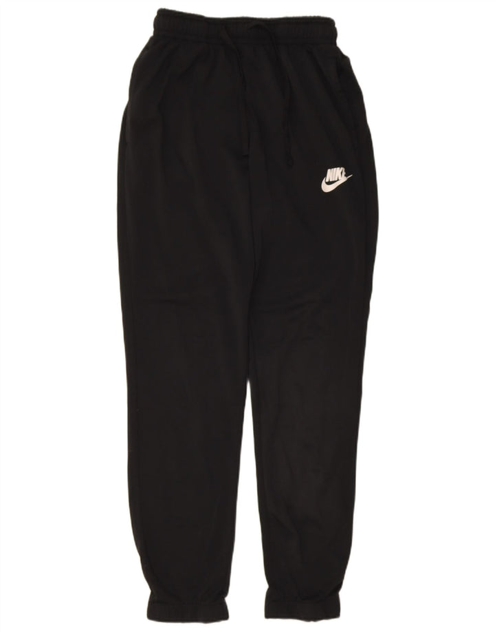 Nike muške trenirke, srednje hlače, crni poliester