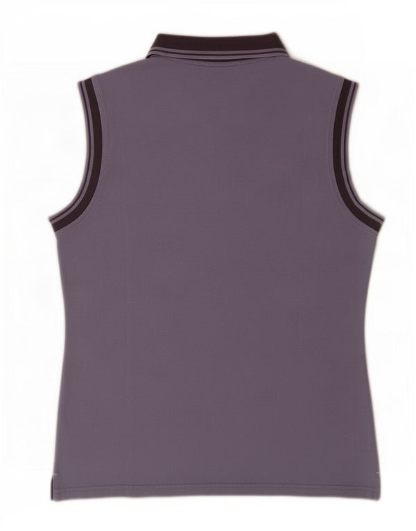 Kappa ženska polo majica bez rukava UK 18 XL pamuk ljubičaste boje