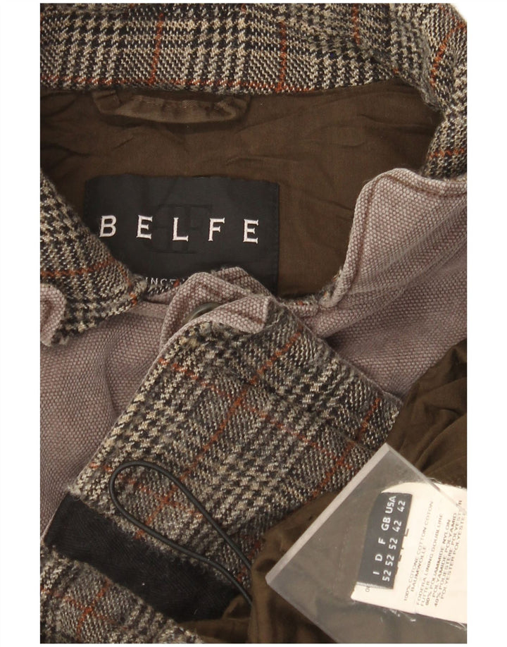 BELFE muška vojna pomoćna jakna IT 42 XL sivi pamuk