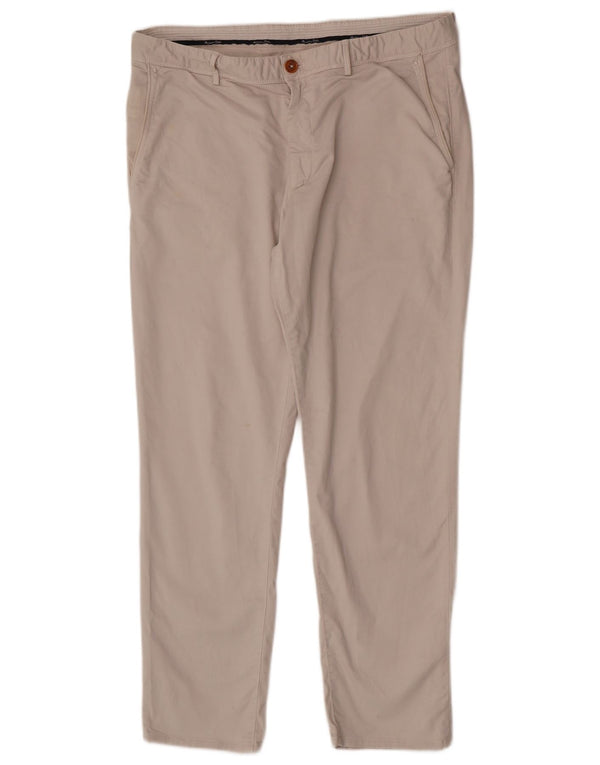 Massimo Dutti muške uske chino hlače EU 44 Large W34 L28 bež pamuk