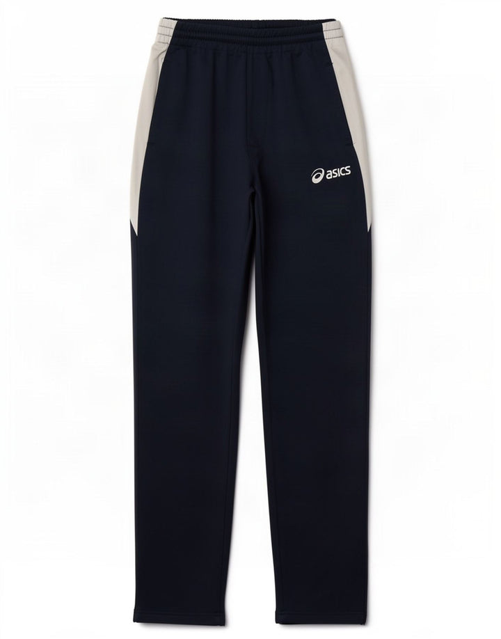 Asics muške hlače od trenirke male tamnoplave poliesterske boje