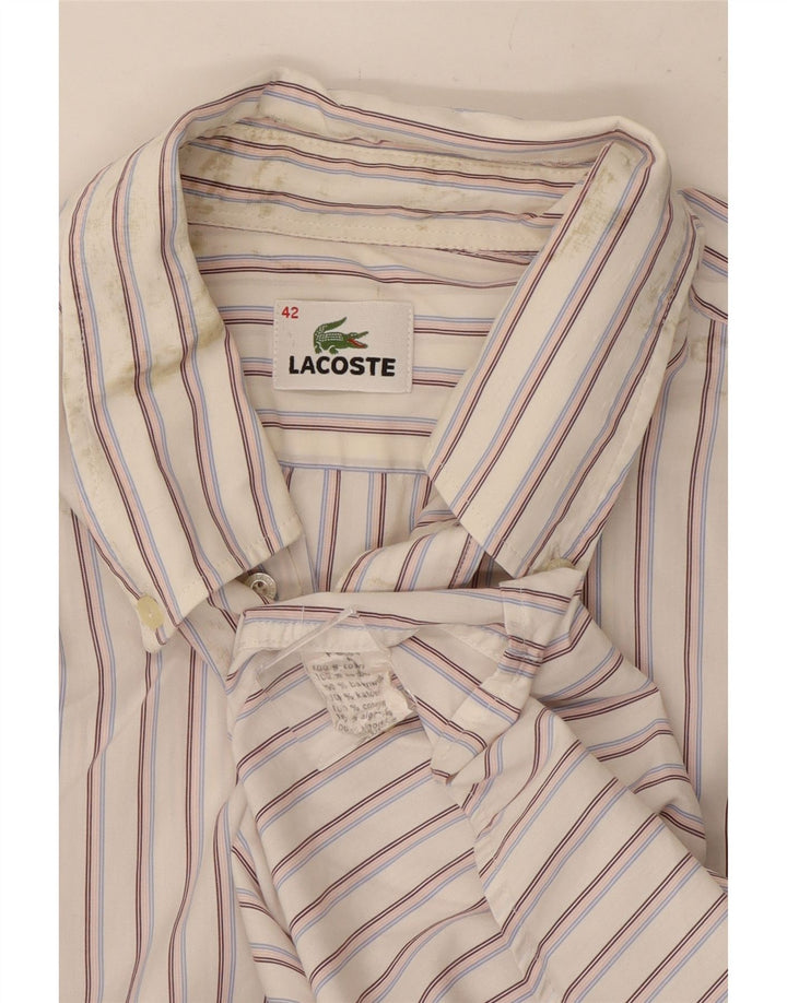 Lacoste muška košulja, veličina 42, pamuk na velike bijele pruge