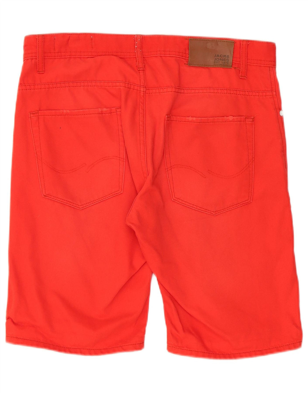 Jack & Jones muške traper kratke hlače velike W34 crveni pamuk