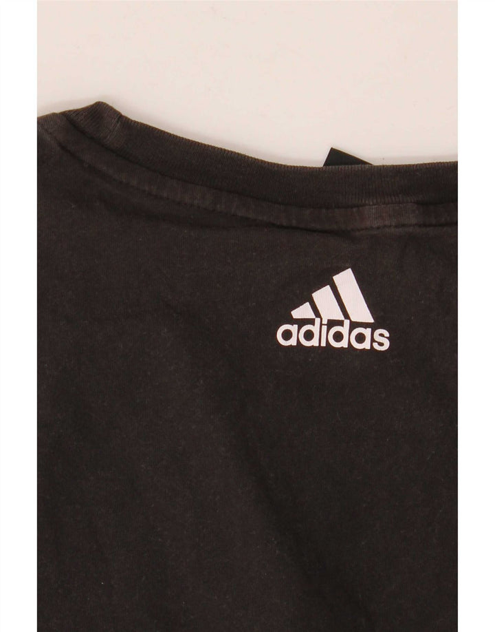 Adidas muška majica s grafičkim motivima srednje crna
