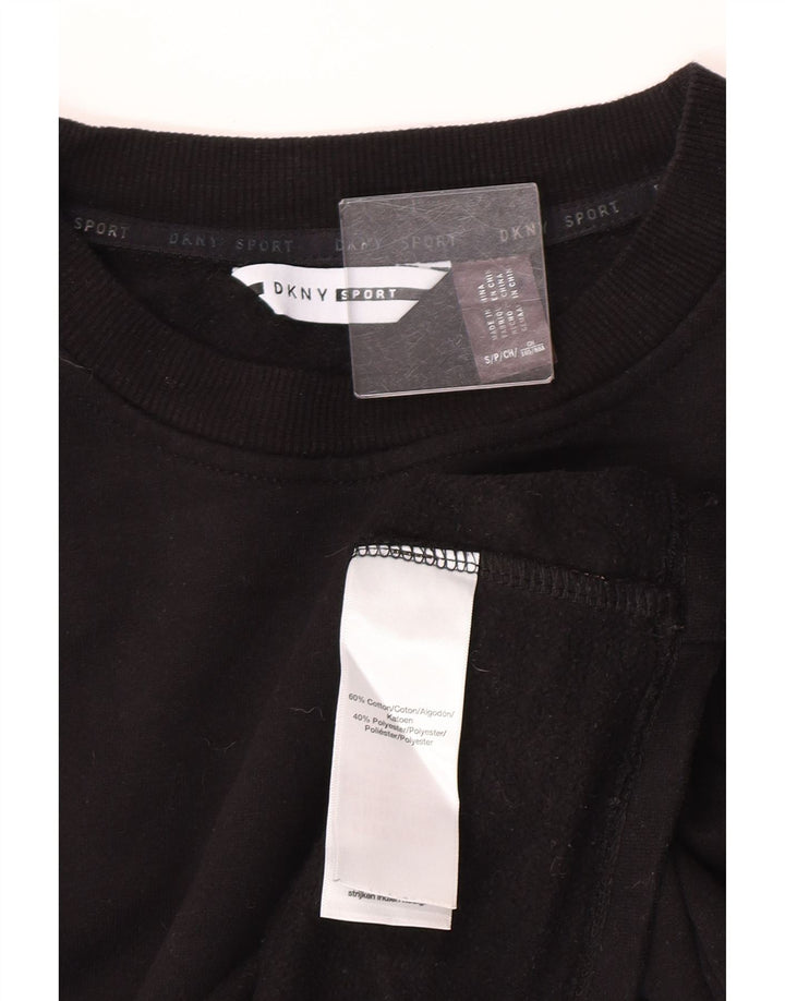 Dkny ženska prekomjerna majica s kratkim rukavima UK 10 Small Black Colourblock