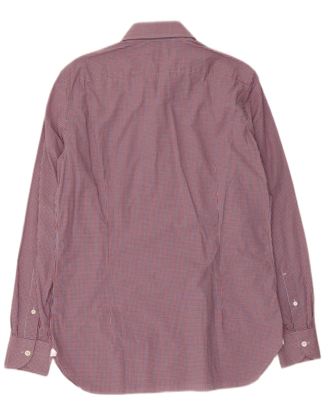 BORRELLI muška košulja veličina 39 15 1/2 srednje raznobojni karirani pamuk