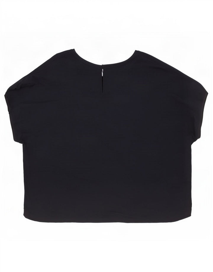 Marks & Spencer gornji dio ženske prevelike bluze UK 20 2XL tamnoplava
