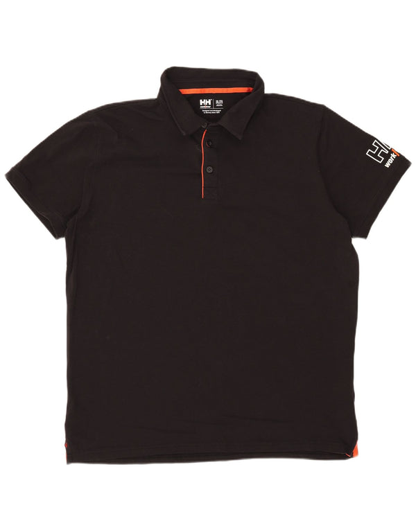 Helly Hansen muška grafička polo majica 2XL crni pamuk