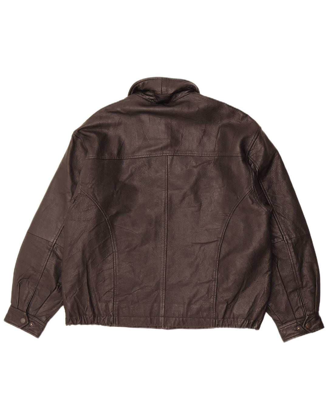 Vintage muška kožna jakna UK 40 velika crna koža