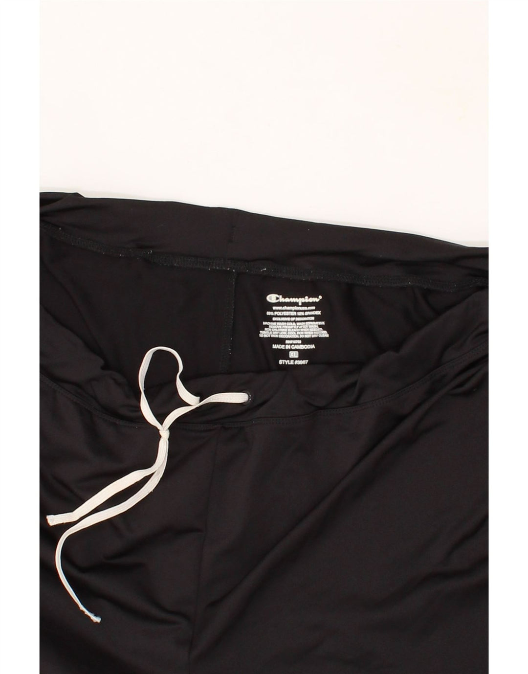 CHAMPION Mens Tracksuit Trousers XL Black Polyester Vintage Champion and Second-Hand Champion from Messina Hembry 