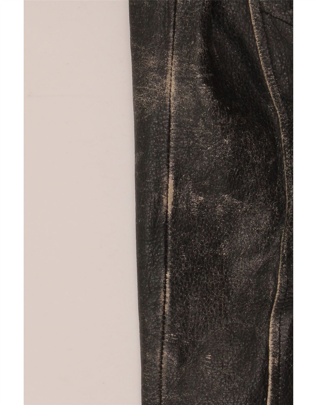 Yuppie ženska kratka kožna biciklistička jakna EU 38 srednje crna koža