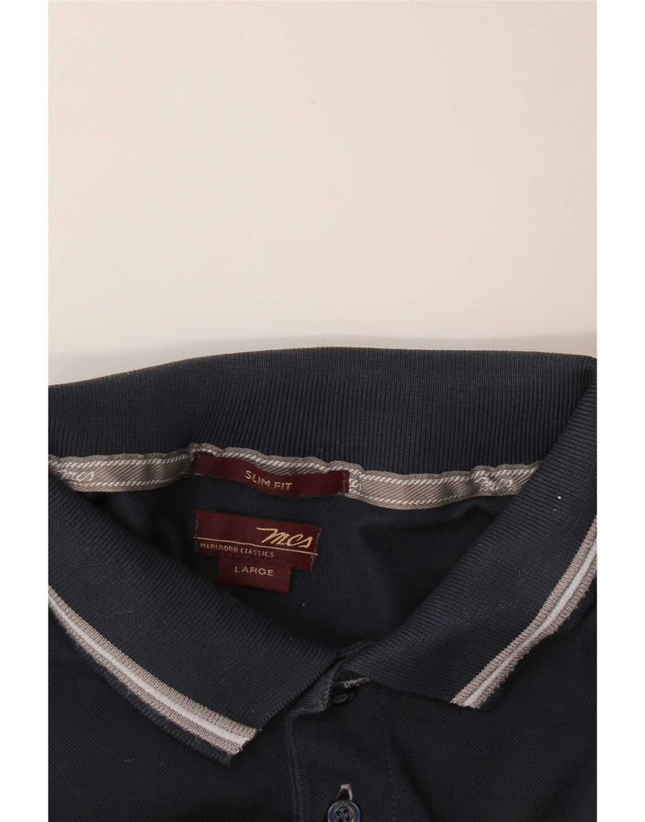Marlboro Classics muška uska polo majica velika tamnoplava
