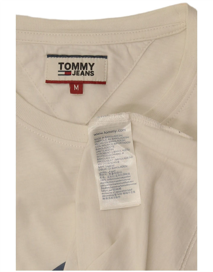 Tommy Hilfiger Muška majica kratkih rukava srednje veličine, bijeli pamuk