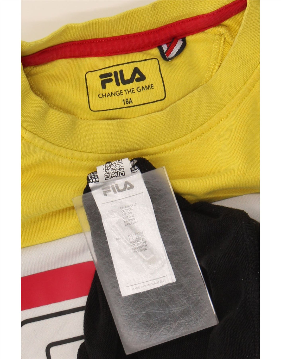 FILA Boys Graphic Sweatshirt Jumper 15-16 Years Multicoloured Colourblock