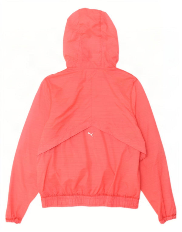 Puma ženska gornja jakna trenirke s kapuljačom UK 16 Large Pink Nylon