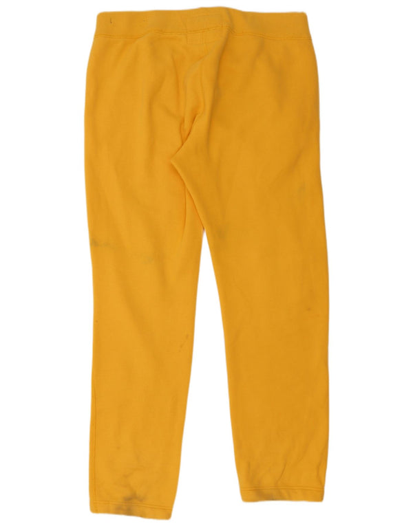Abercrombie & Fitch Mens Graphic Tracksuit Trousers UK 16 Large Yellow