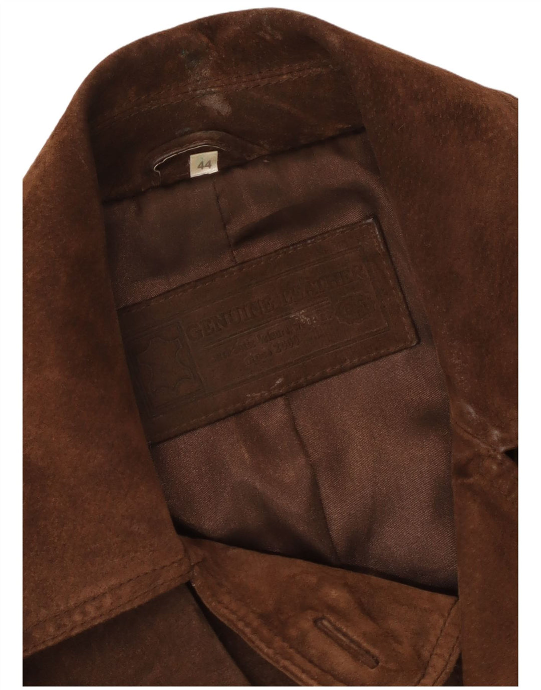 C & A ženska jakna od brušene kože IT 44 srednje smeđe kože