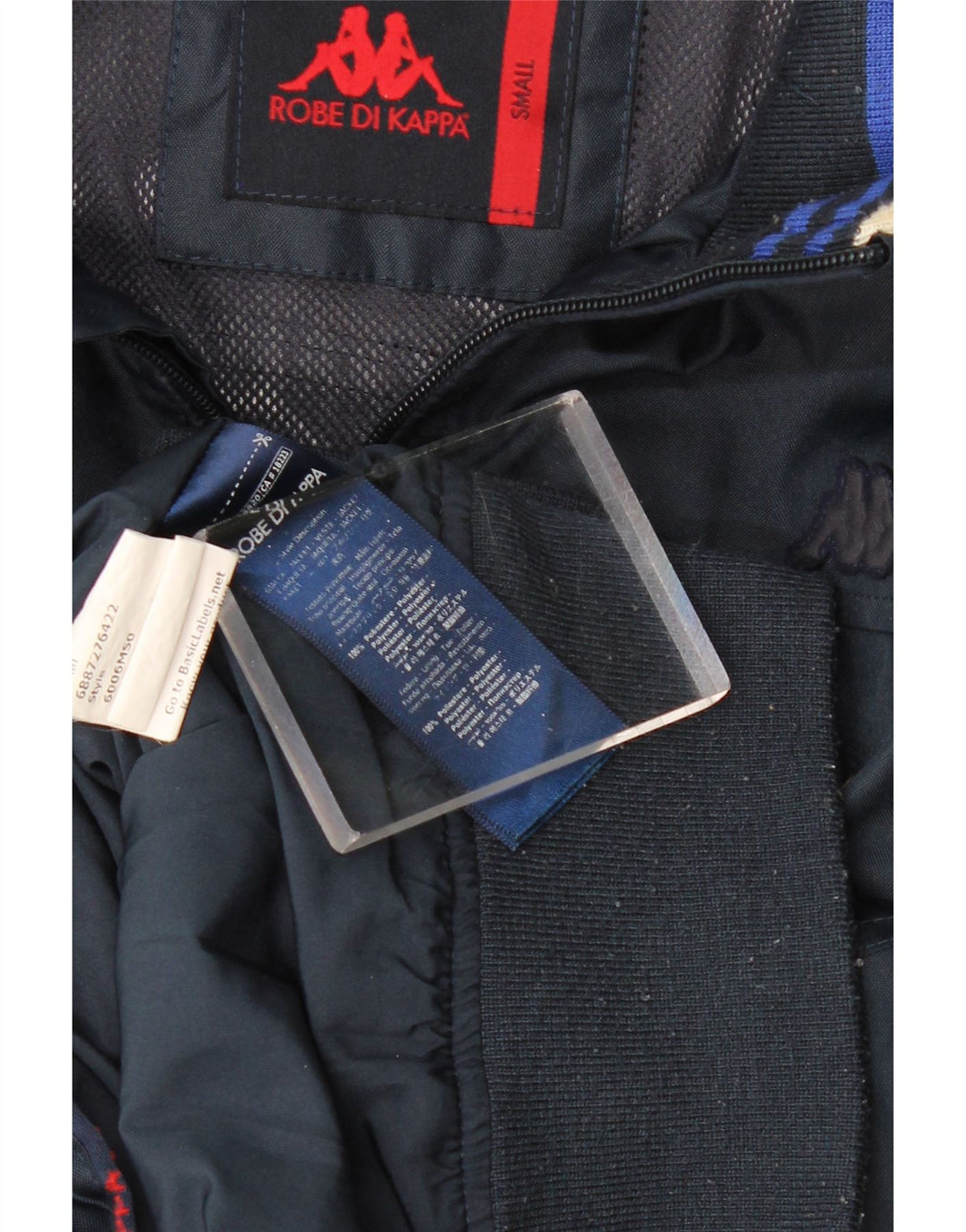 KAPPA ženska prevelika bomber jakna UK 10 Mala tamnoplava poliester