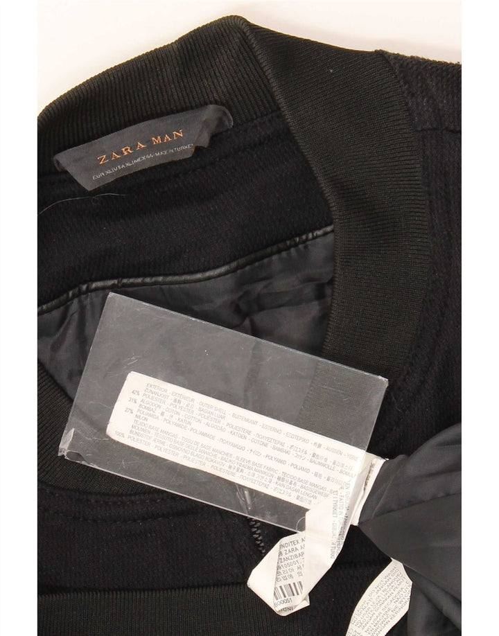 Zara muška bomber jakna UK 42 XL crni poliester
