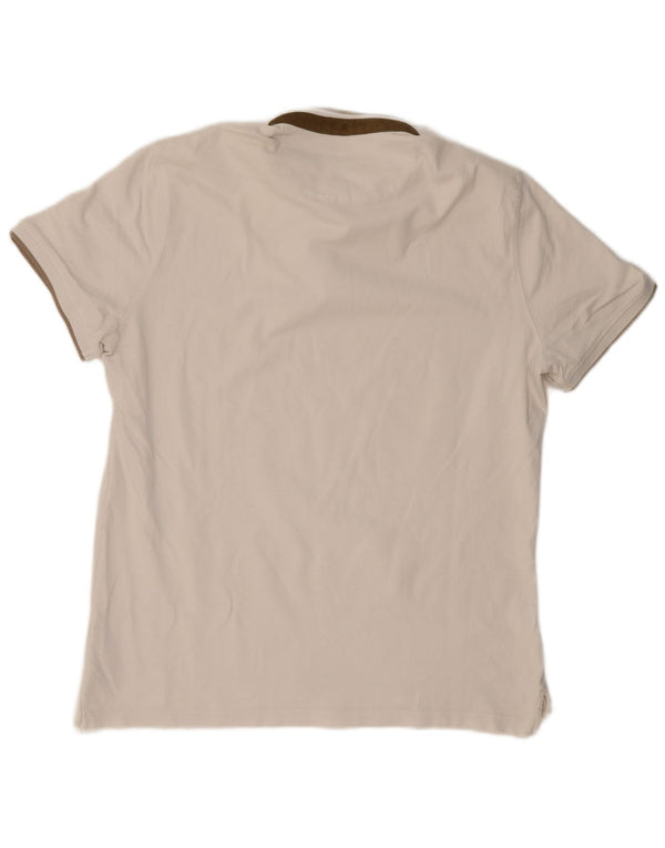 MASSIMO DUTTI Muška polo majica casual kroja XL bijela