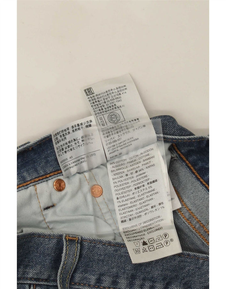 Levi's muške 501 ravne traperice W33 L32 plavi pamuk