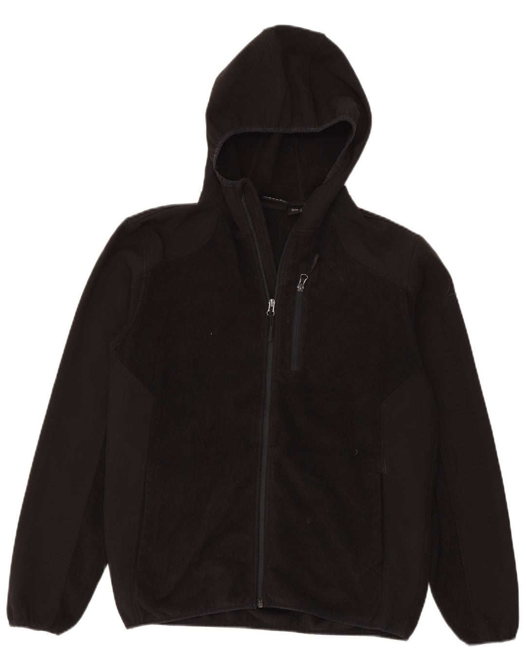 Reebok muška flis jakna s kapuljačom UK 38 Srednje crni poliester