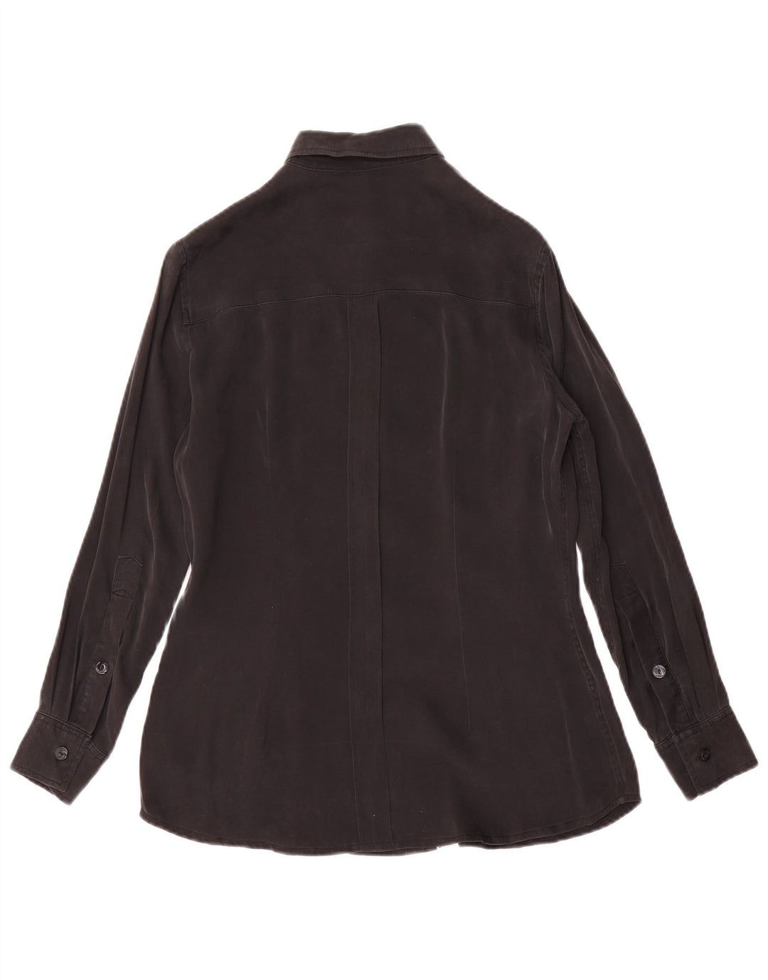 Vintage ženska košulja bluza UK 12 srednje crna