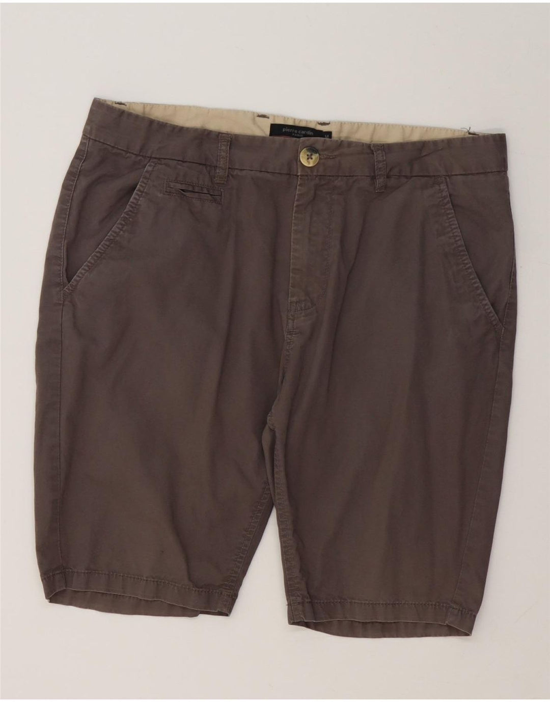 Pierre Cardin muške chino kratke hlače srednje veličine W36, sivi pamuk
