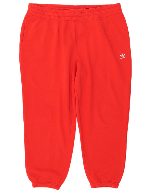 Adidas Ženska trenirka Hlače Joggers UK 24/26 2XL Crveni pamuk