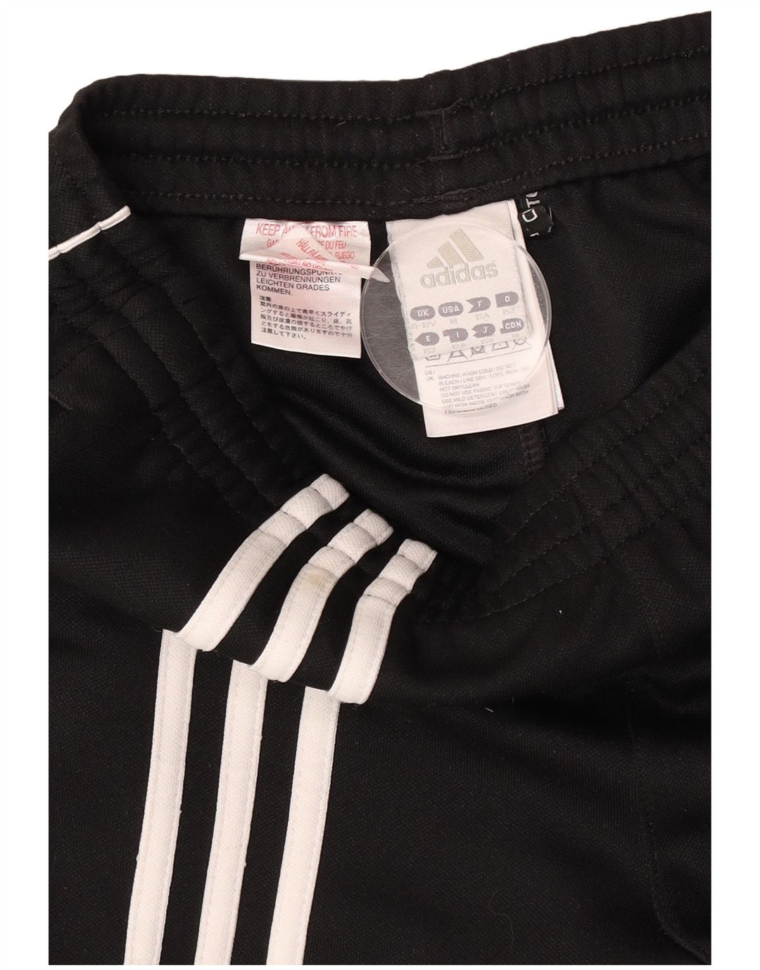 Adidas Climalite trenirke za dječake 11-12 godina, crne poliesterske hlače
